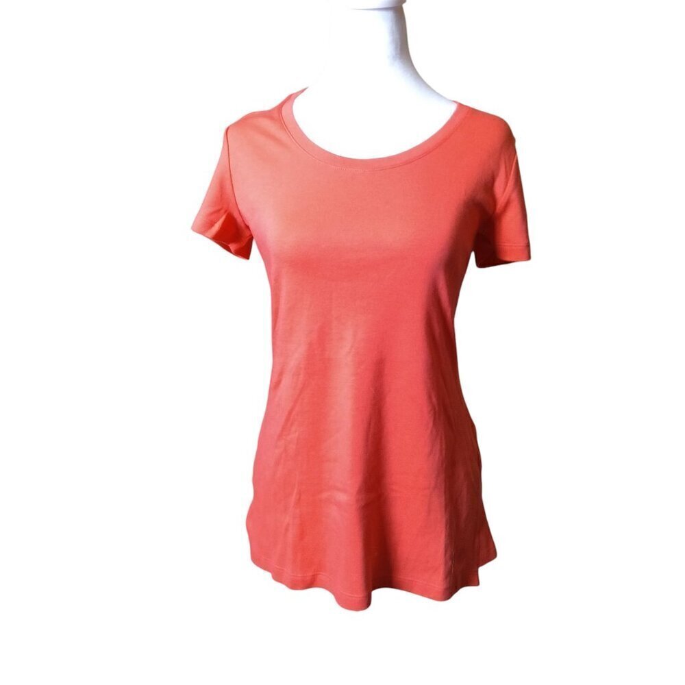 Isaac Mizrahi Live! Essentials Short Sleeve T-Shirt Pullover Classic Size XXS